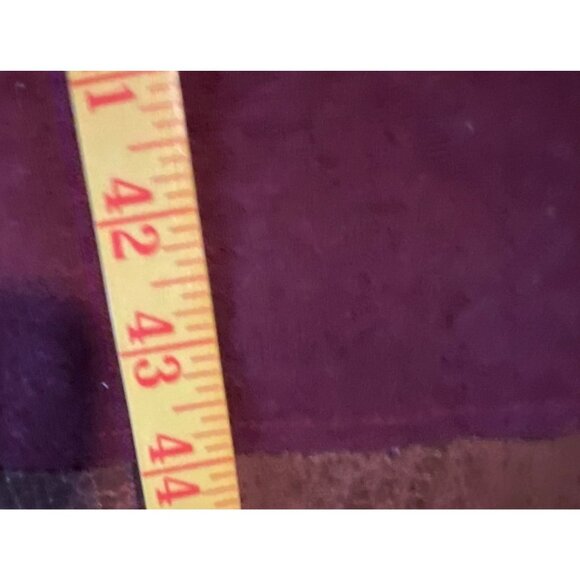 Woman Within Shawl Collar Coat 3X 45% Wool Burgundy - Picture 5 of 6